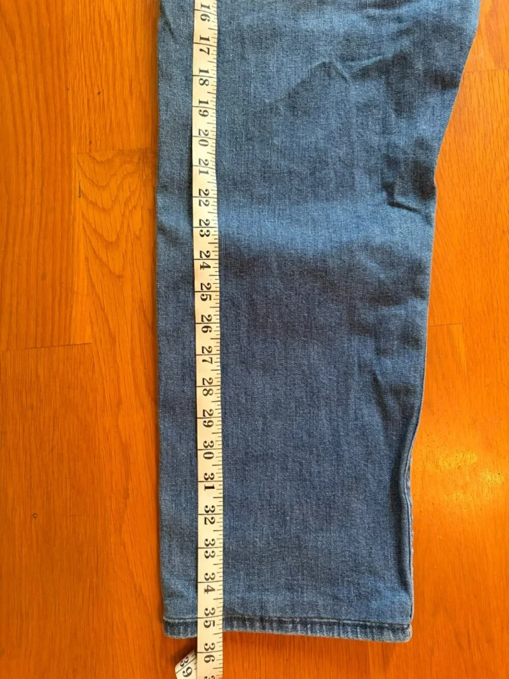 True Religion Ricky Relaxed Straight Jeans Men's W34 L35 Blue Denim Zip Fly